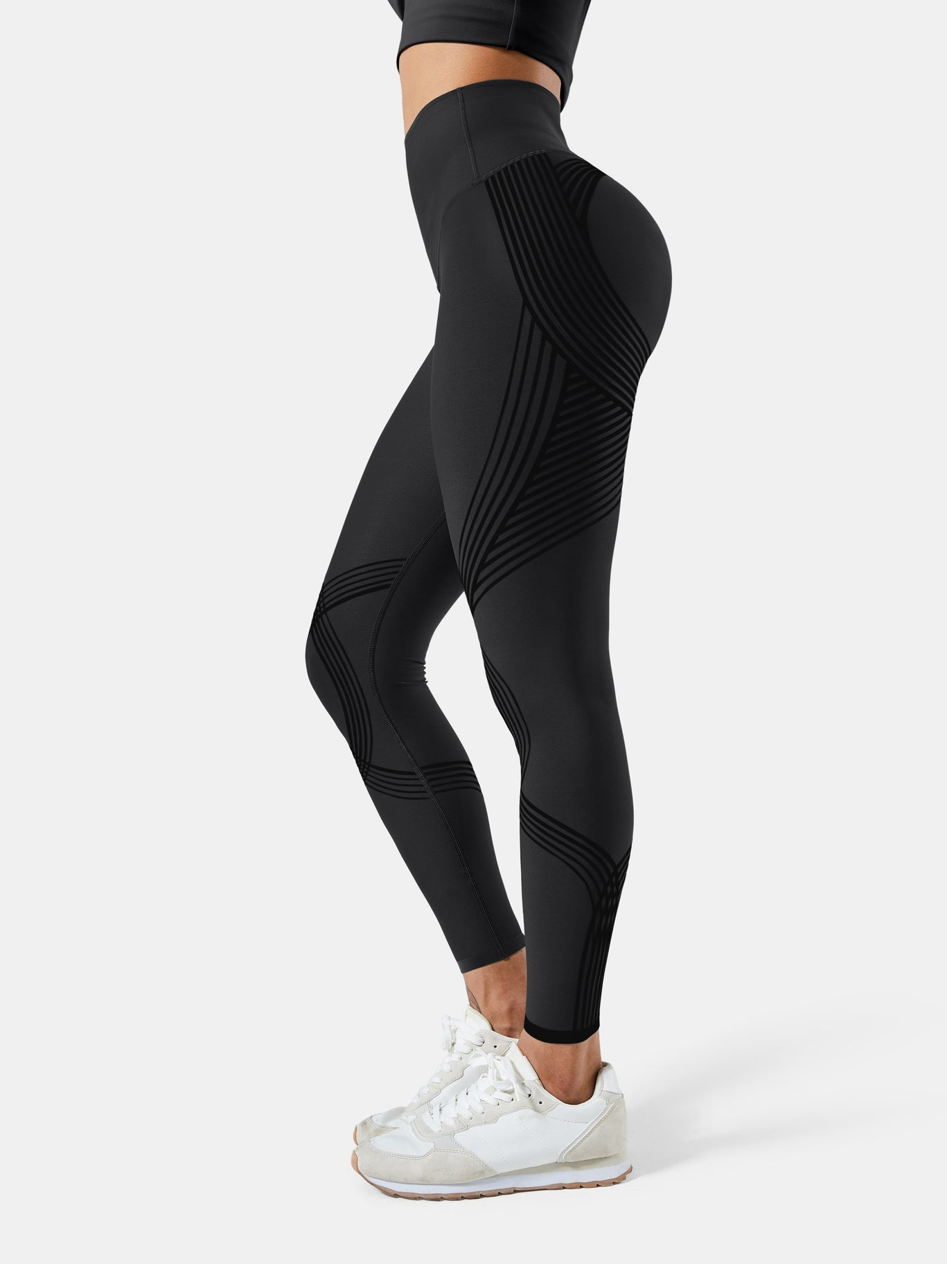 PowerBand Resistance Leggings (Reversible Wear)