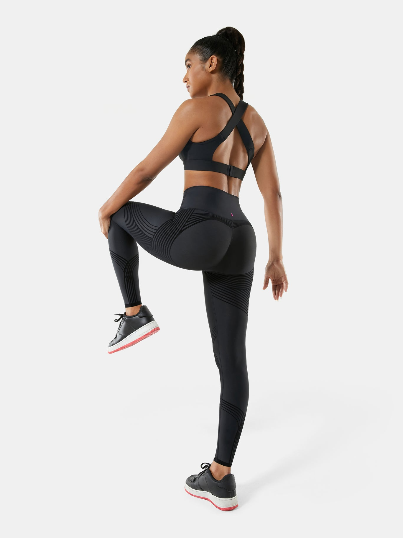 PowerBand Resistance Leggings (Reversible Wear)