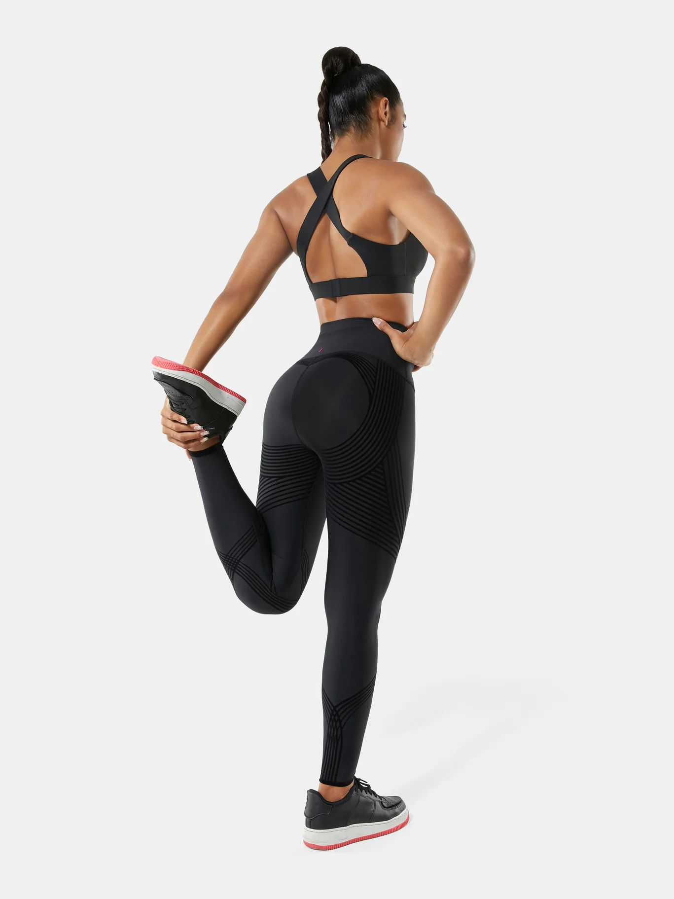 PowerBand Resistance Leggings (Reversible Wear)