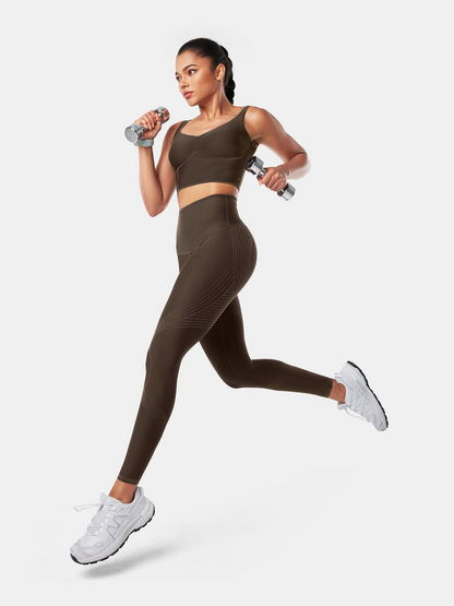 PowerBand Resistance Leggings (Reversible Wear)